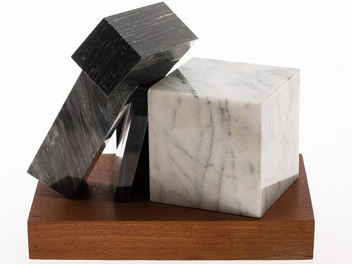 4842463: Philip Pavia (NY, 1912-2005), Untilted, Marble Sculpture C8BKL