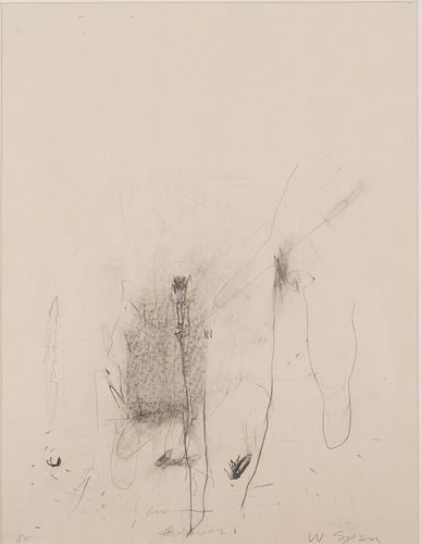 4842476: Walter Sipser (New York, b. 1961), Abstract, Graphite on Paper C8BKL