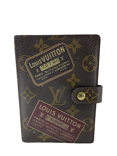 Louis Vuitton Limited Edition Monogram Labels Agenda