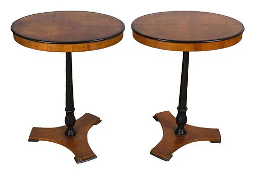 Italian Neoclassical Manner Side Tables, Pr