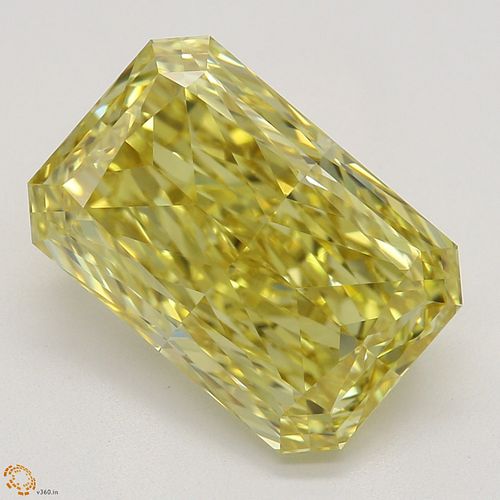 3.52 ct, Natural Fancy Deep Yellow Even Color, IF, Radiant cut Diamond (GIA Graded), Appraised Value: $269,600 