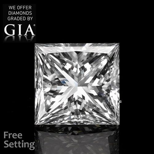 1.51 ct, D/VVS1, Princess cut GIA Graded Diamond. Appraised Value: $40,500 