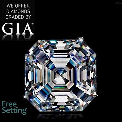5.02 ct, F/VVS2, Square Emerald cut GIA Graded Diamond. Appraised Value: $646,300 