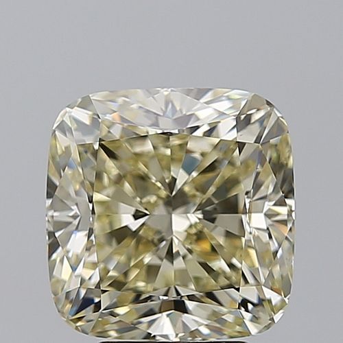 4.51 ct, Natural Fancy Light Brownish Yellow Even Color, VS1, Cushion cut Diamond (GIA Graded), Appraised Value: $66,200 