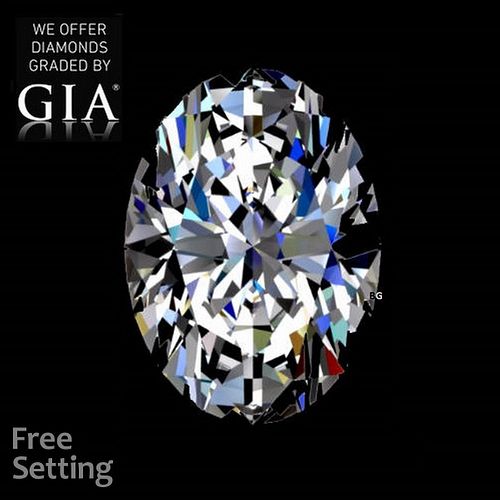 2.51 ct, D/FL, Type IIa Oval cut GIA Graded Diamond. Appraised Value: $107,600 