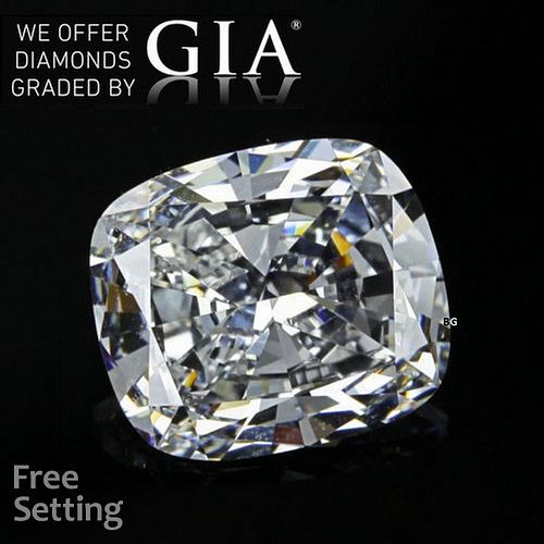 1.52 ct, G/IF, Cushion cut GIA Graded Diamond. Appraised Value: $31,200 