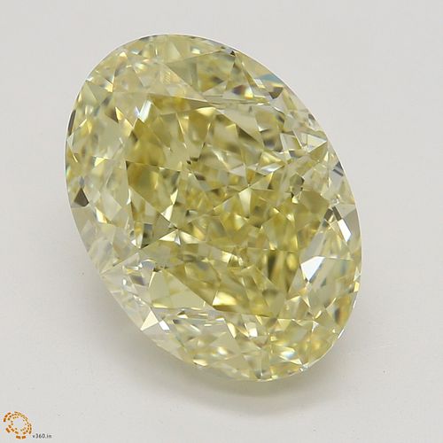 3.30 ct, Natural Fancy Light Brownish Yellow Even Color, VS1, Oval cut Diamond (GIA Graded), Appraised Value: $46,100 