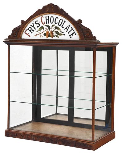 Fry's Chocolate Glass Display Case