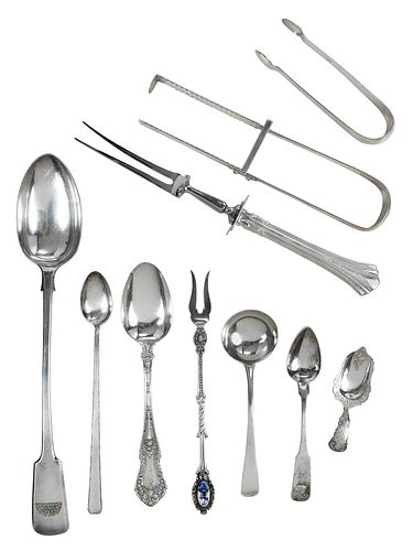 17 Pieces Assorted Silver Flatware