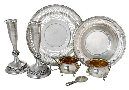 Seven Sterling Table Items
