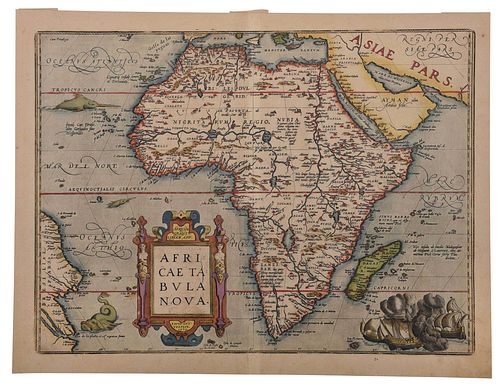 Ortelius - Africae Tabula Nova, Map