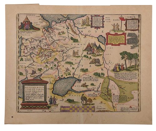Ortelius - Russiae, Moscoviae et Tartariae..., Map