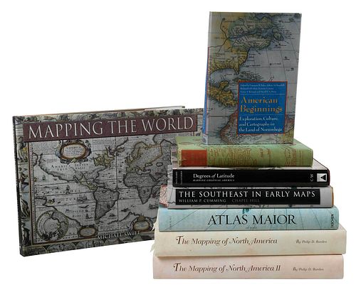 Group of 28 Books on Maps