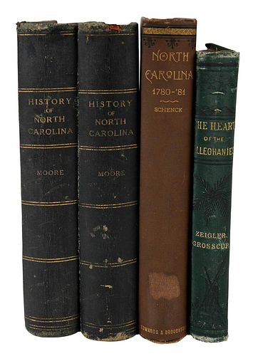 Three 19th Century North Carolina History Titles