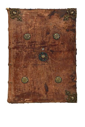 Continental Leather Bound Antiphonary