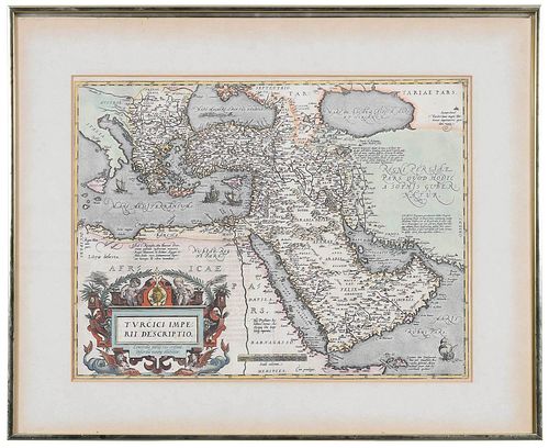Ortelius - Turcici Imperii Descriptio..., Map