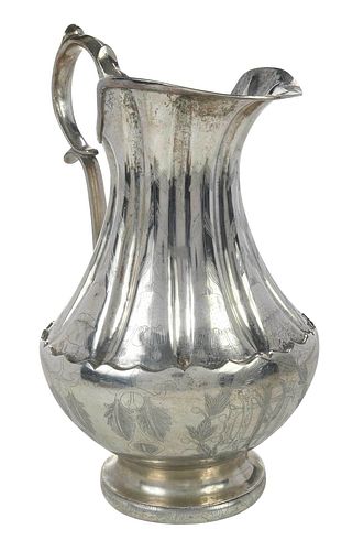 Colonial Silver Pitcher