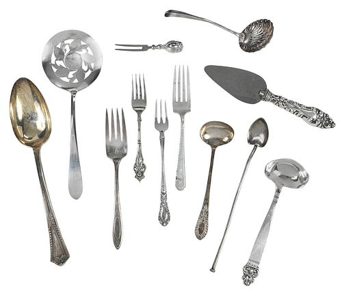 117 Pieces Assorted Sterling Flatware
