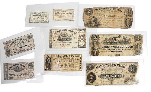 Group of Carolina Obsolete Currency