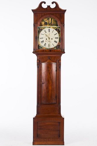 4777544: Scottish Mahogany Tall Case Clock, 19th Century KL7CG