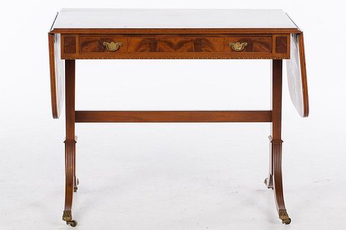 4777556: Regency Style Mahogany Sofa Table KL7CJ