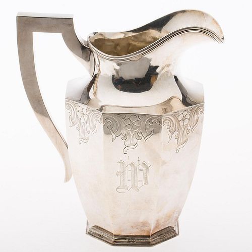 4777612: Sterling Silver Water Pitcher, Late 19th Century KL7CQ