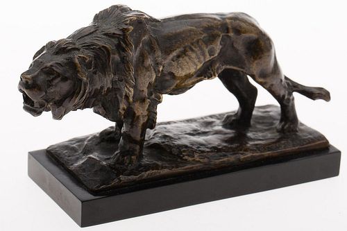 4777643: Frederick G. Roth (New Jersey, 1872-1944), Columbia
 Lion, Cast Bronze Sculpture KL7CL