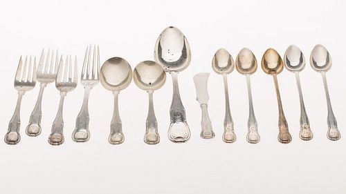 4777654: Partial S. Kirk and Son Sterling Silver Flatware Set, 13 pcs. KL7CQ