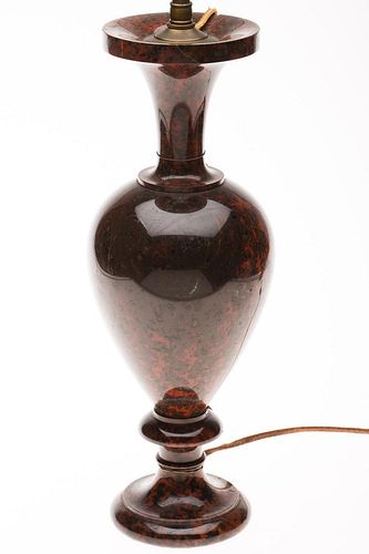 4777673: French Style Stone Urn Now Mounted as a Lamp, 19th Century KL7CJ