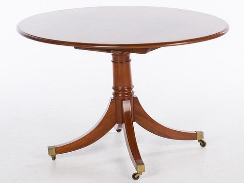 4795585: Regency Style Mahogany Oval Breakfast Table KL7CJ