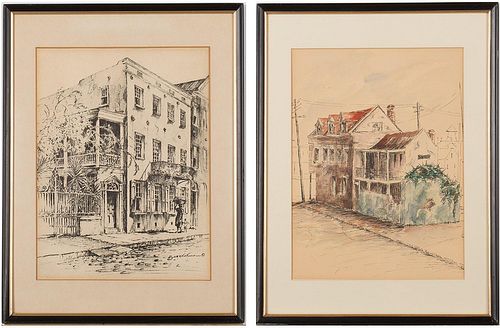 4796951: Elizabeth Verner (SC, 1883-1979) and Coleen Stoioff
 (SC, 1926-1993), Two Views of Charleston KL7CO