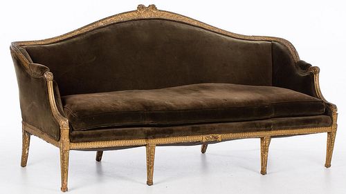 4643755: Continental Giltwood Settee, Probably 18th Century KL6CJ