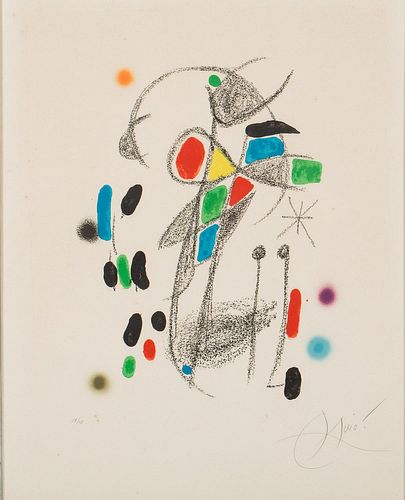 4643769: Joan Miro (French/Spanish, 1893-1983), Maravilles
 con Variaciones, Lithograph KL6CO