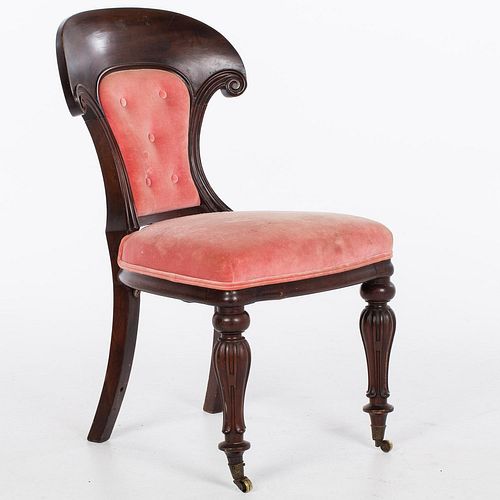 4643827: Biedermeier Mahogany Side Chair, 19th Century KL6CJ