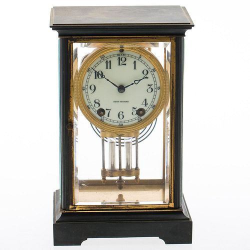 4643835: Seth Thomas Brass Mantle Clock KL6CG