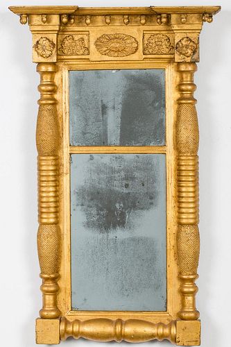 4660548: American Giltwood Pier Mirror, 19th Century KL6CJ