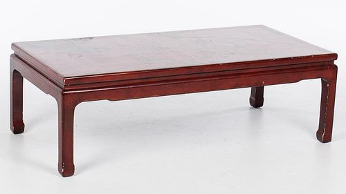 4642605: Chinese Red Lacquer Coffee Table TF1SC