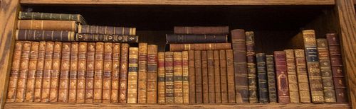 4642642: Group of 46 Mostly Small Books with Decorative Bindings TF1SE