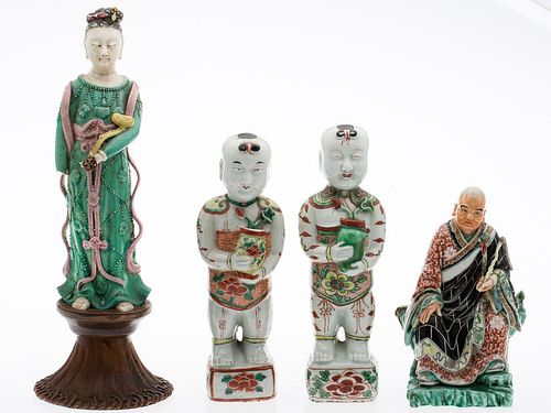 4642651: Four Chinese Ceramic Figures TF1SC