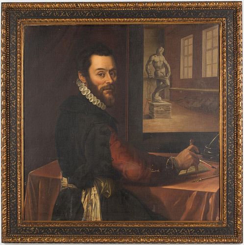 4642652: Portrait of a Gentleman with Instruments, 19th Century TF1SL