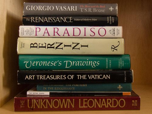 4642770: Group of 9 Books on Renaissance Art and Artists TF1SE
