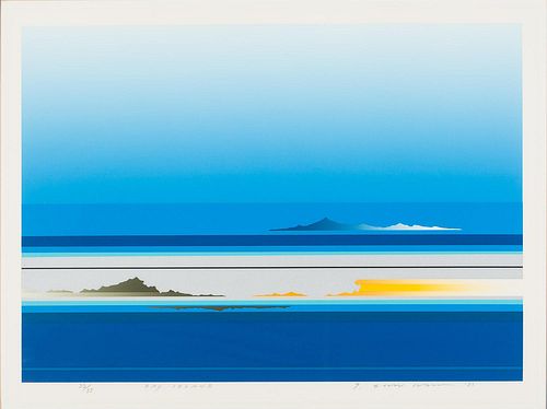 4642778: Tetsuro Sawada (Japan, 1933-1998), Day Island, Silkscreen TF1SL