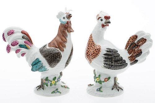 4642794: Pair of German Porcelain Game Birds, 20th Century TF1SF