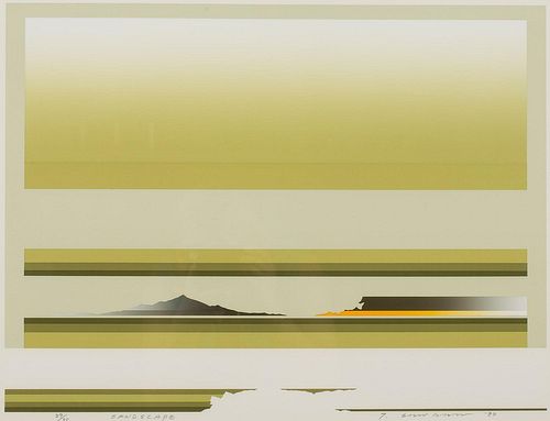4660494: Tetsuro Sawada (Japan, 1933-1998), Sandscape, Silkscreen TF1SC