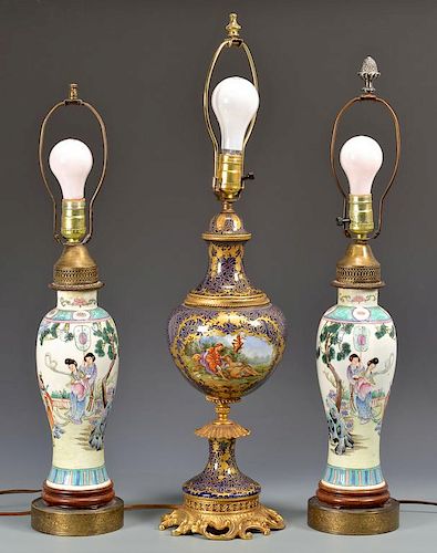 3 Lamps, Chinese and French