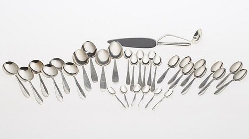 4542961: American Sterling Silver Flatware Set, 33 pieces KL5CQ