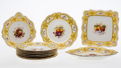 4542991: 11 Royal Worcester Porcelain Articles, 19th Century KL5CF