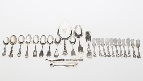 4542999: Misc. Group of Sterling Silver Flatware and Serving
 Articles 26 pieces KL5CQ