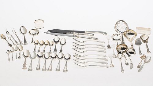 4543008: Approx. 49 Pieces of Misc. Sterling Silver Flatware KL5CQ