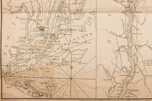 4419875: Rare 1st State English Revolutionary War Map of US H7KBO